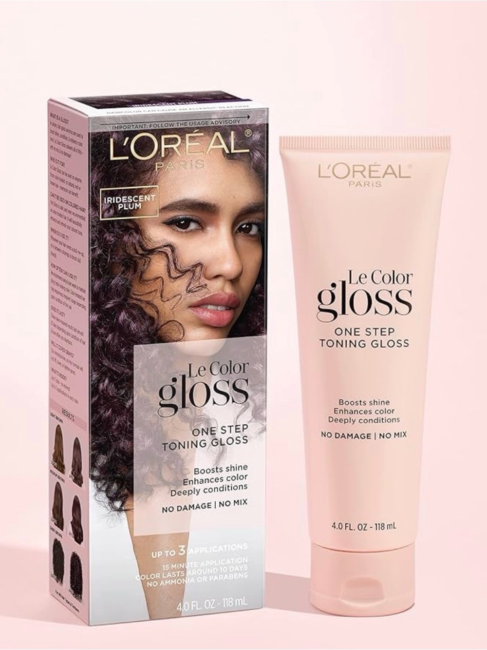 L'Oreal Le Color Gloss One Step Toning Gloss Iridescent Plum